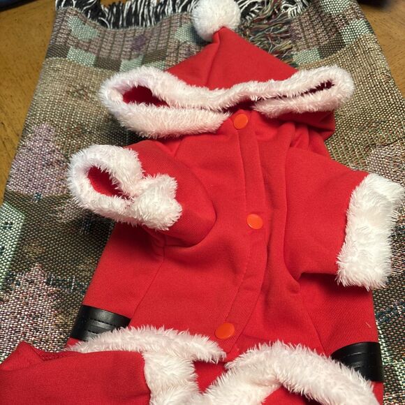 Dog Santa Costume Size XL - Picture 4 of 5
